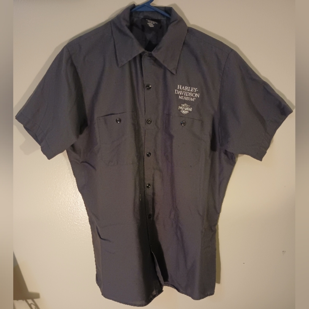 Harley Davidson button up shirt
